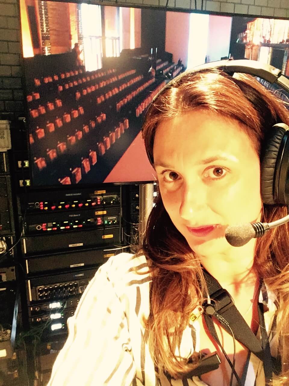 Show Caller Backstage at Berlin Fashion Week